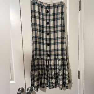 Zara Plaid Skirt Size: XS
